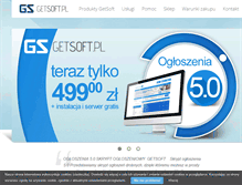 Tablet Screenshot of getsoft.pl